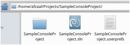 Root level of the project